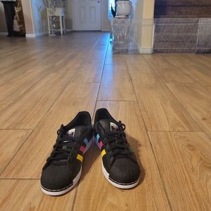 Adidas Superstar Slip-Oh Shoes in Black